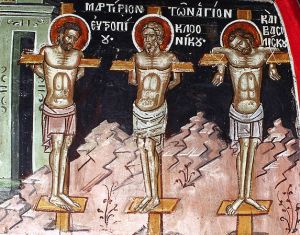 Szent Eutropiosz, Kleonikosz és Basziliszkosz vértanúk